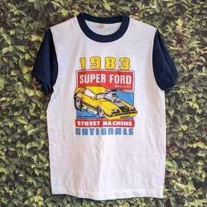 Vintage Street Machine Nationals raglan sleeve tee